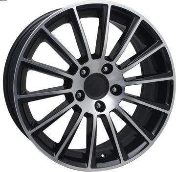 EMR-EW02-08 9.0x18" -5x112 ET50 66.6 Black Diamond Jant (4 Adet)